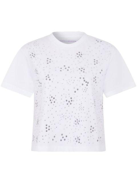 studded crew-neck T-shirt by RABANNE