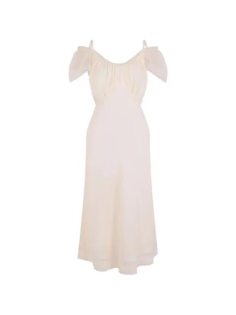 tie-detail midi dress by RABANNE