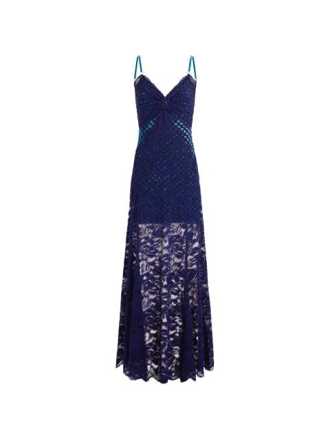 trompe-l'œil lace dress by RABANNE