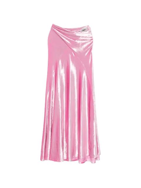 velvet brooch long skirt by RABANNE