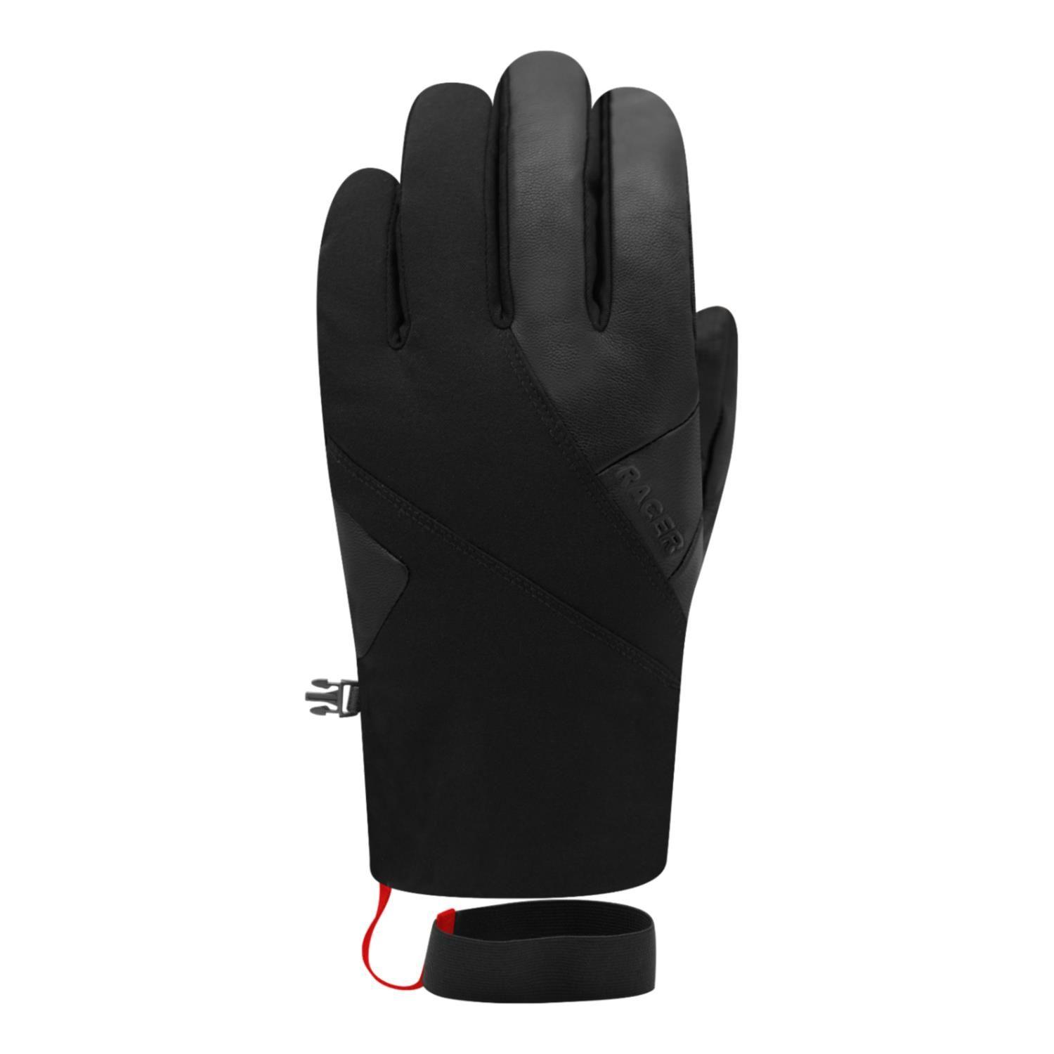 'Mountaineer 3' Leather Waterproof Polymax® Ski Gloves by RACER