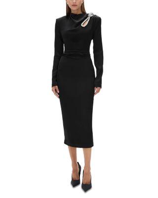 Henrietta Embellished Midi Dress by RACHEL GILBERT