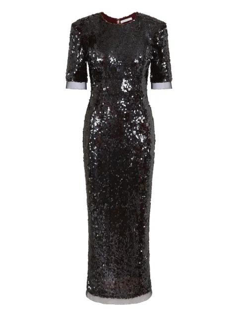 Kaia sequin sleeve dress by RACHEL GILBERT
