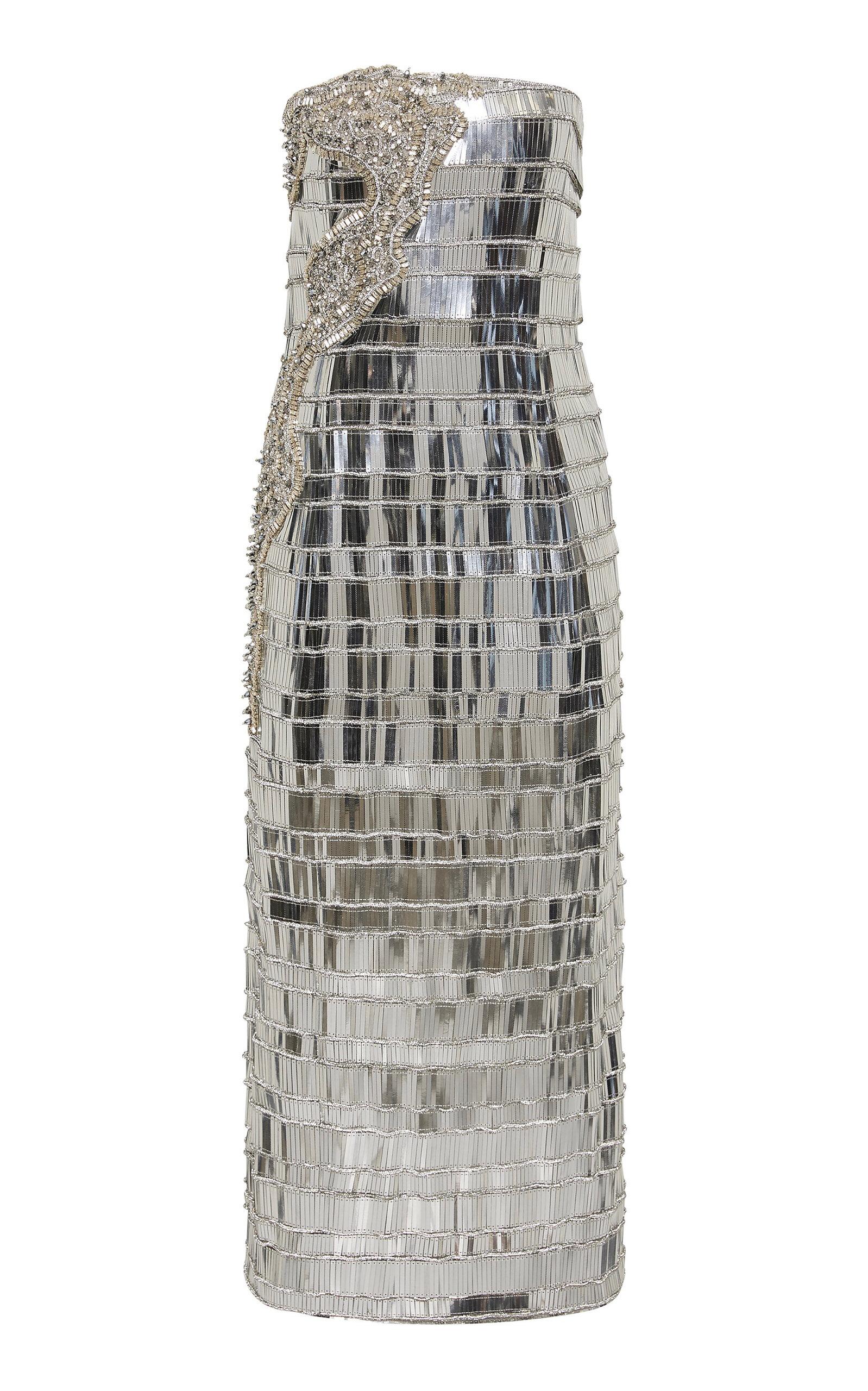 Rachel Gilbert Ariel Metallic Column Gown - Moda Operandi by RACHEL GILBERT