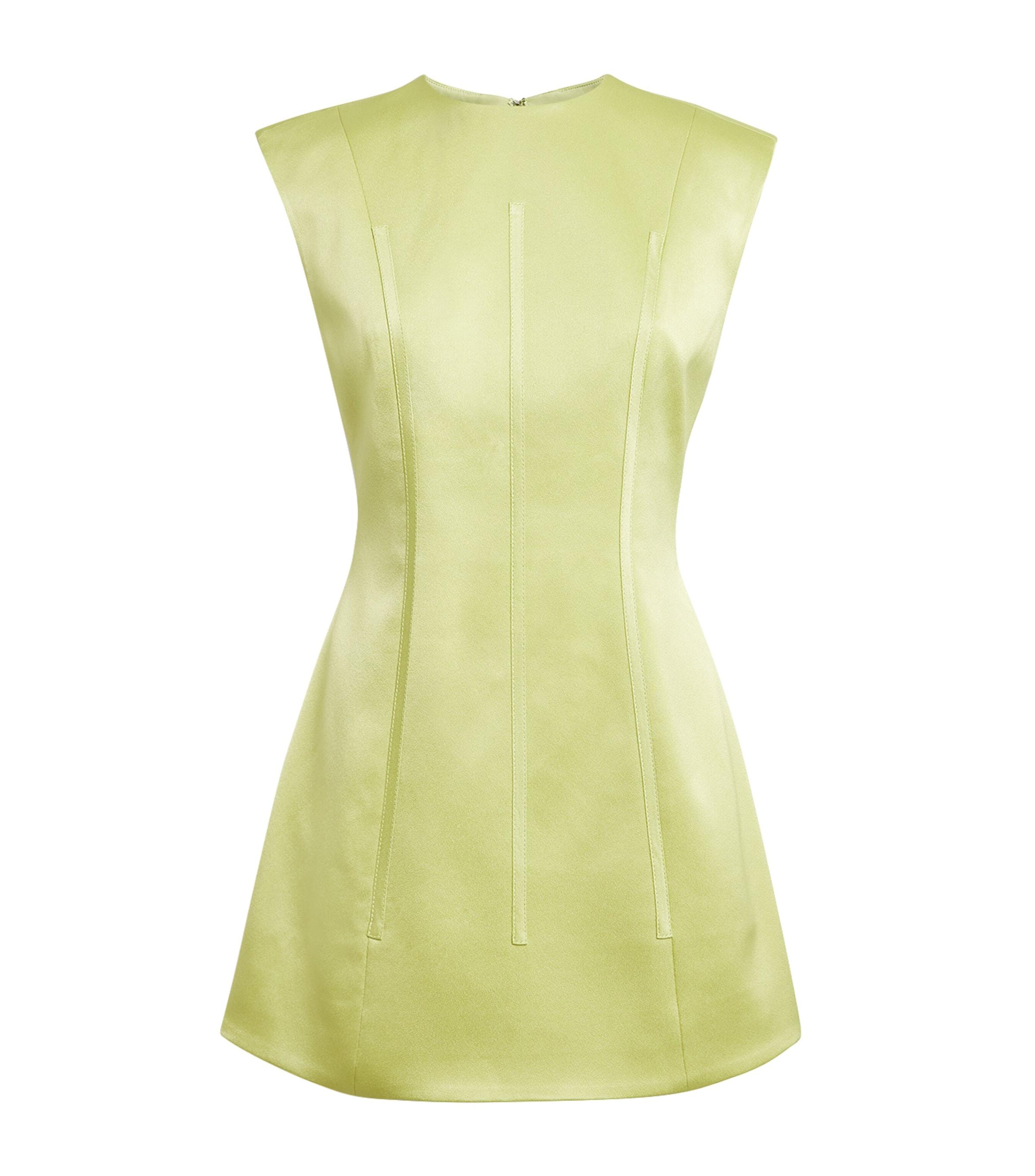 Rachel Gilbert Satin Hallie Mini Dress by RACHEL GILBERT