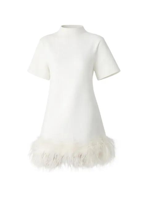 Rita feathered mini dress by RACHEL GILBERT