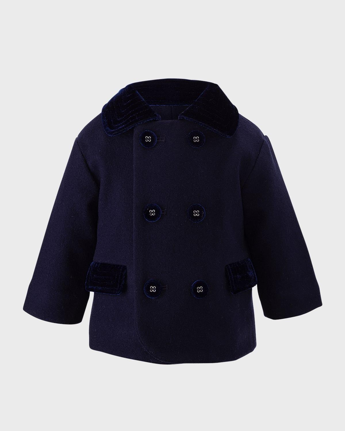 Boy's Double Breasted Coat, Size 6M-24M by RACHEL RILEY