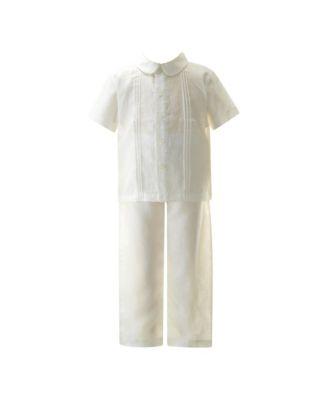 Boys' Linen Shirt and Trouser Set - Baby by RACHEL RILEY