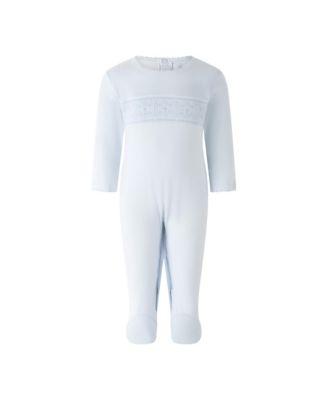 Boys' Pima Smocked Footie - Baby by RACHEL RILEY