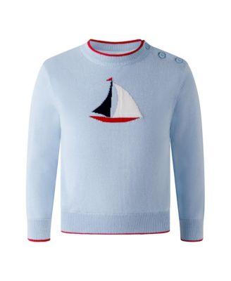 Boys' Sailboat Intarsia Sweater - Little Kid by RACHEL RILEY