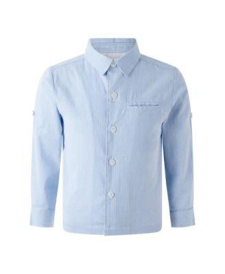 Boys' Stripe Turn-up Shirt - Little Kid by RACHEL RILEY