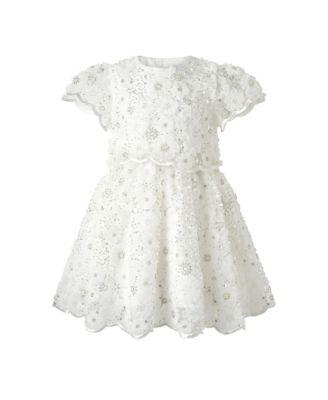 Girls' 3D Scalloped Sequin Dress - Little Kid by RACHEL RILEY