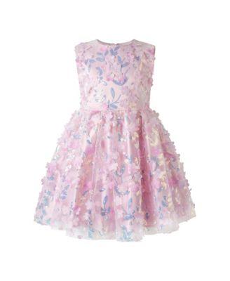 Girls' 3D Sequin Party Dress - Little Kid by RACHEL RILEY