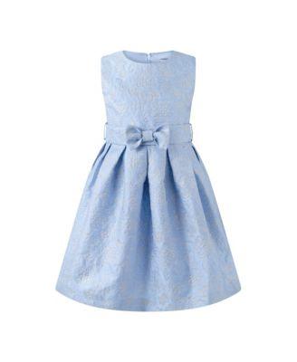 Girls' Blue Damask Party Dress - Little Kid by RACHEL RILEY