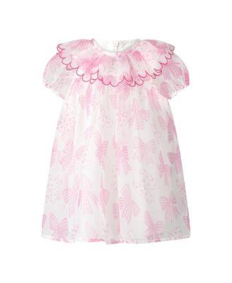 Girls' Bow Organza Dress - Baby by RACHEL RILEY