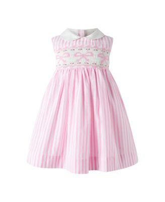 Girls' Bow Smocked Striped Dress and Bloomers - Baby by RACHEL RILEY