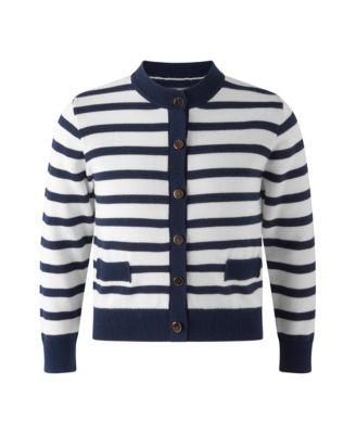 Girls' Breton Stripe Cardigan - Little Kid by RACHEL RILEY