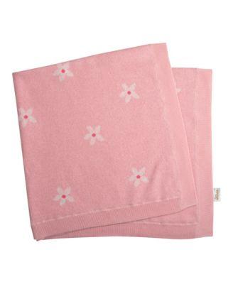 Girls' Daisy Knit Blanket - Baby by RACHEL RILEY