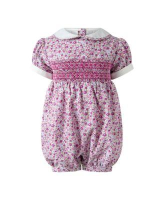 Girls' Ditsy Floral Smocked Babysuit - Baby by RACHEL RILEY