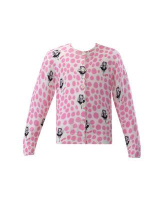 Girls' Eloise Dot Printed Cardigan - Little Kid by RACHEL RILEY