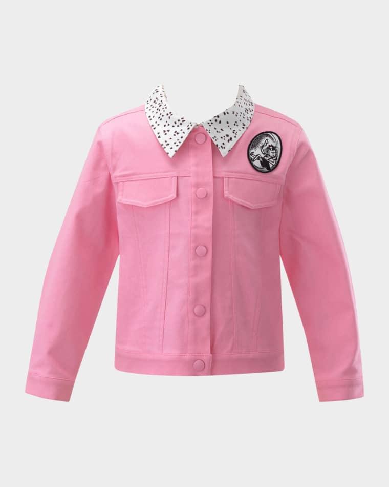 Girl's Eloise Logo Embroidered Jacket, Size 3-14 by RACHEL RILEY