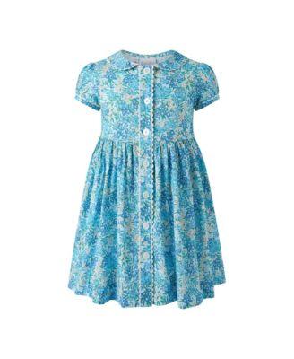 Girls' Floral Button-front Dress - Little Kid by RACHEL RILEY