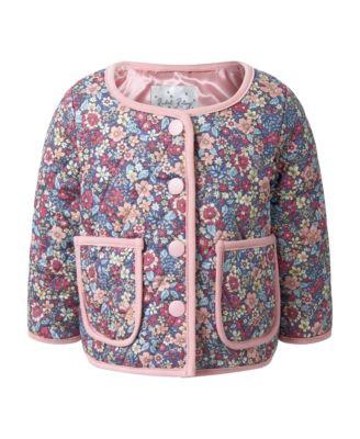 Girls' Floral Quilted Jacket - Baby by RACHEL RILEY