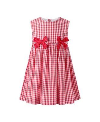 Girls' Gingham Bow Dress - Little Kid by RACHEL RILEY