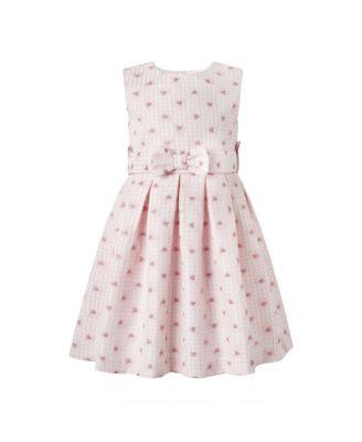 Girls' Heart Check Damask Dress - Little Kid by RACHEL RILEY