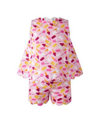 Girls' Ice Cream Scalloped Short Set - Little Kid by RACHEL RILEY