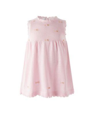 Girls' Pima Rose Embroidered Dress and Bloomers - Baby by RACHEL RILEY