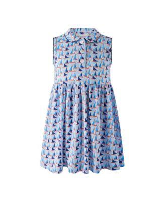 Girls' Sailboat Jersey Dress - Little Kid by RACHEL RILEY