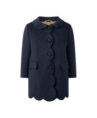 Girls' Scalloped Dress Coat - Little Kid by RACHEL RILEY