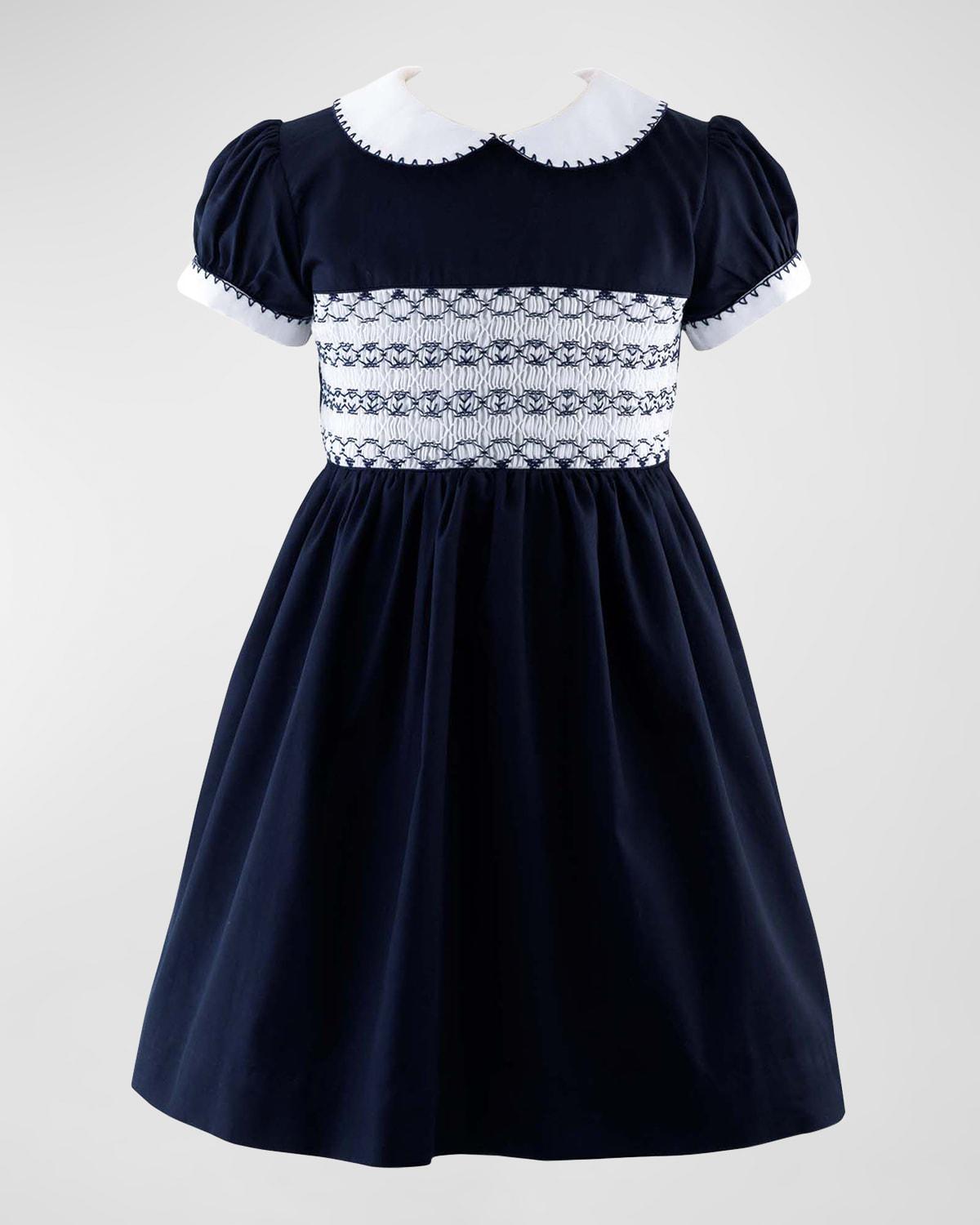 Girl's Smocked Festive Dress, Size 2-10 by RACHEL RILEY