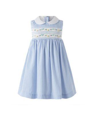 Girls' Stripe Smocked Dress and Bloomers - Baby by RACHEL RILEY