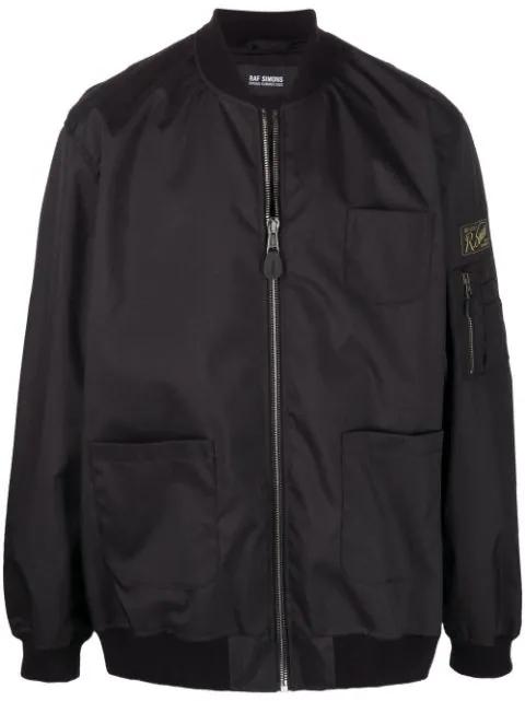 Echodomer-print bomber jacket by RAF SIMONS