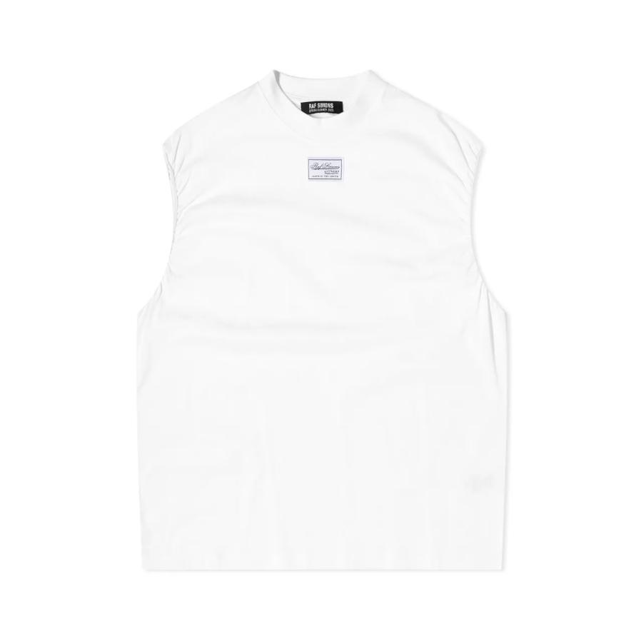 RAF SIMONS - Sleeveless Tee - (White) by RAF SIMONS