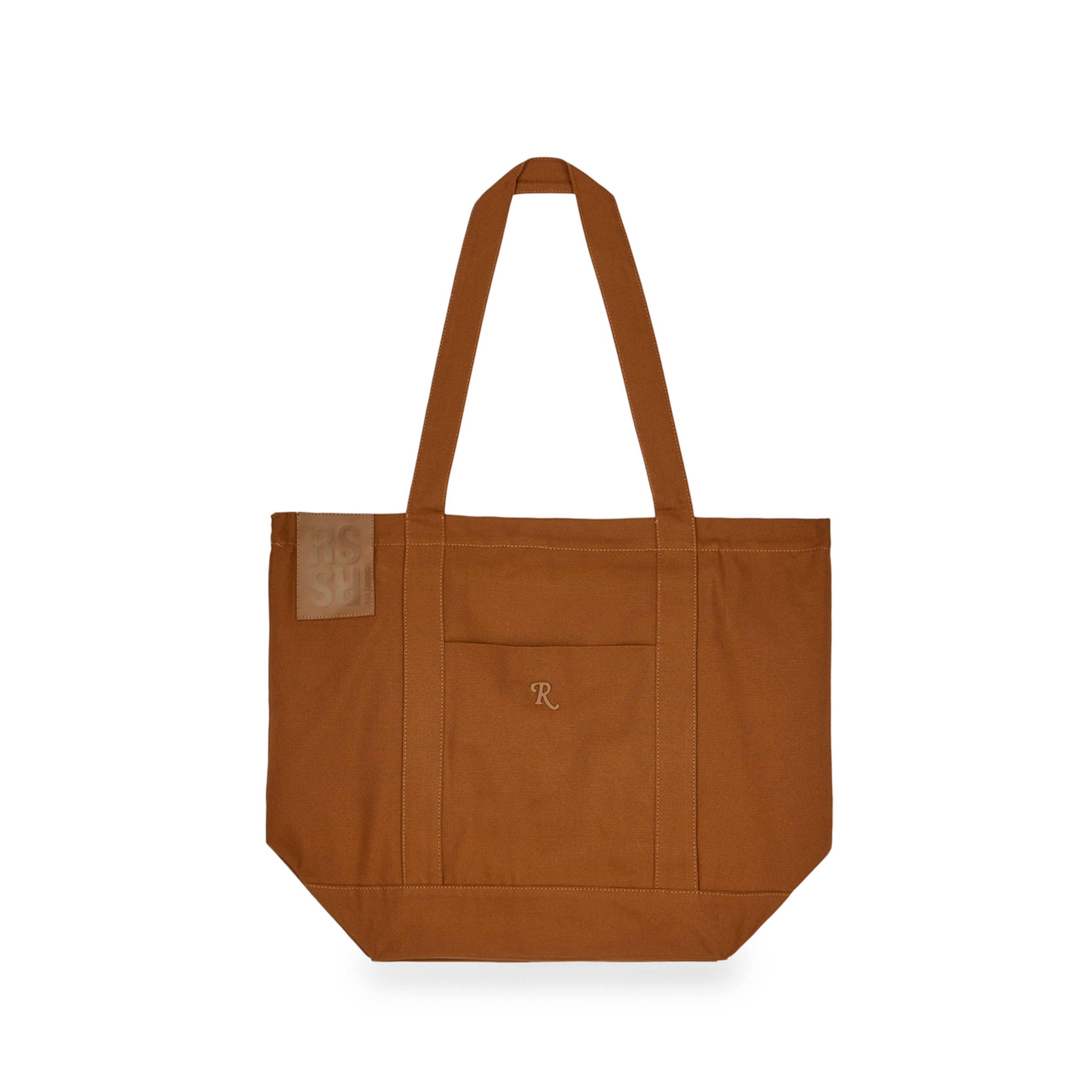 Raf Simons - Cotton Tote Bag - (Dark Brown) by RAF SIMONS