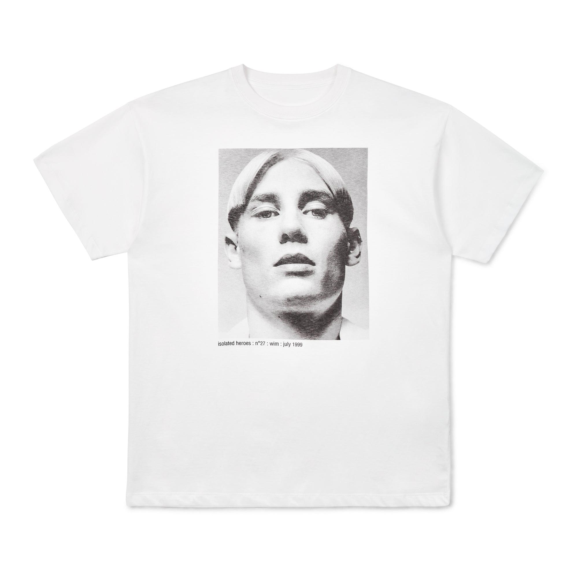 Raf Simons - DSM Exclusive Big Fit Isolated Heroes Print T-Shirt - (White) by RAF SIMONS Raf Simons - DSM Exclusive Big Fit Isolated Heroes Print T-Shirt - (White) by RAF SIMONS