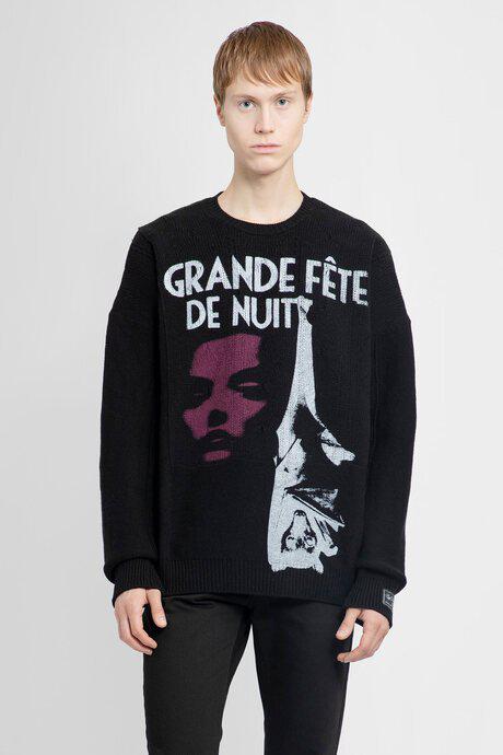 RAF SIMONS grande fete de nuit パーカー 黒 Raf Simons Black 'Grande Fête De Nuit' Hoodie Raf Simons