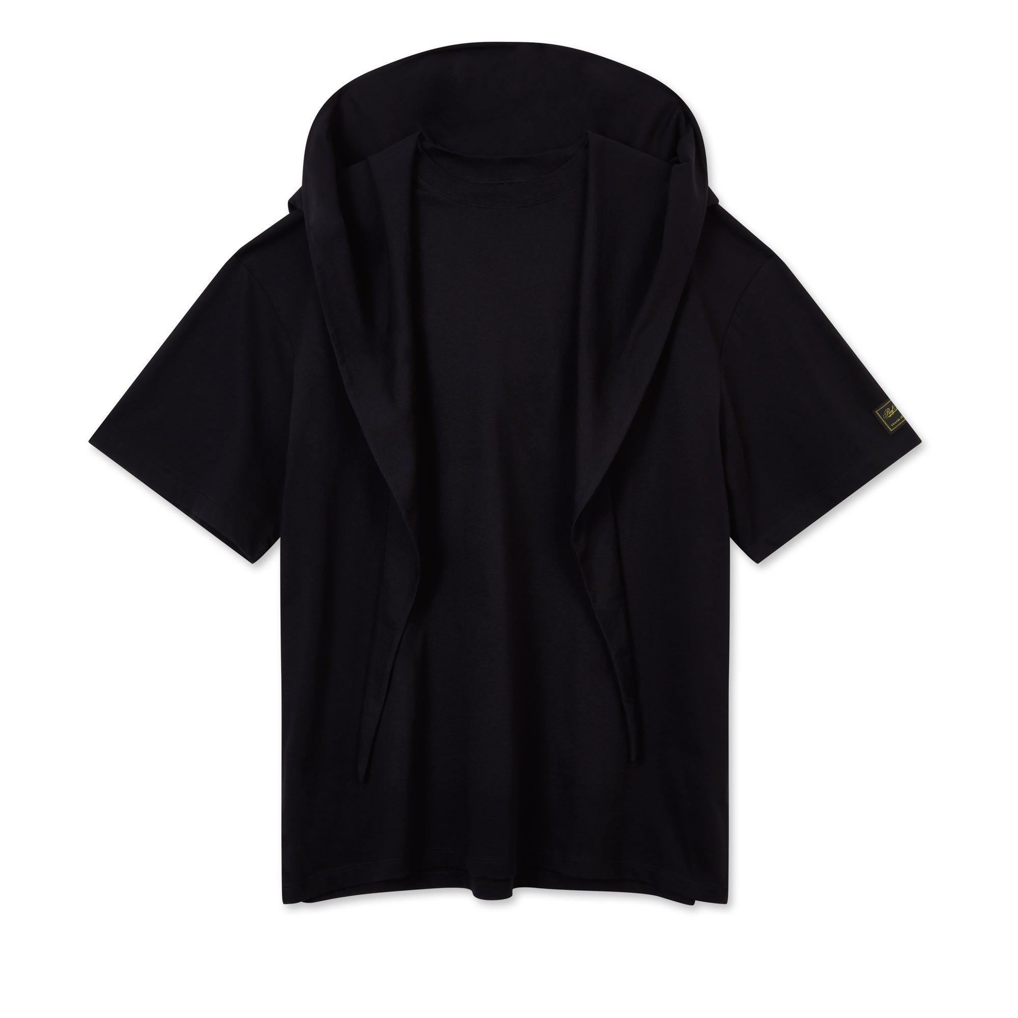 Raf Simons - Men’s Oversized T-Shirt With Hood Fauves - (Black) by RAF SIMONS
