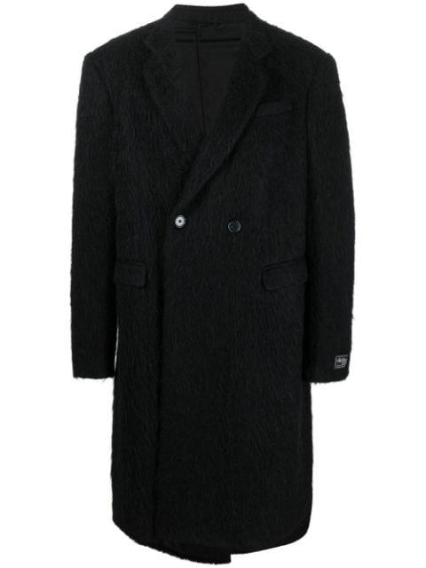 double-breasted coat by RAF SIMONS