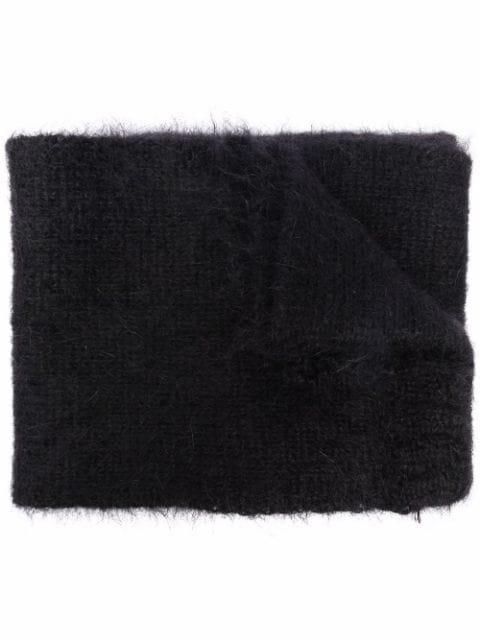 extra long mohair-blend scarf by RAF SIMONS