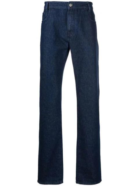 logo-patch bootcut jeans by RAF SIMONS