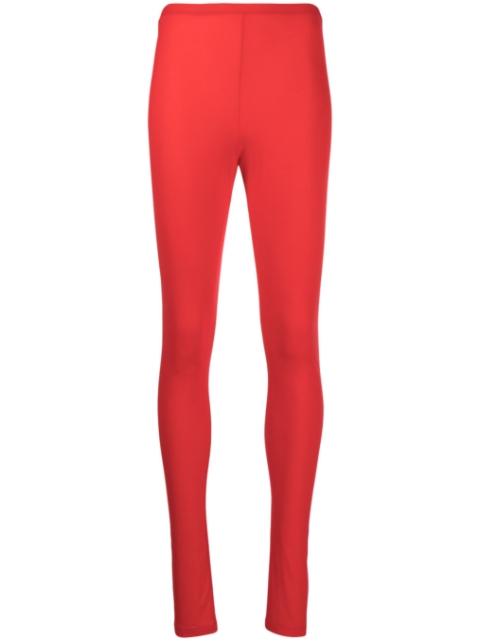 logo-patch leggings by RAF SIMONS