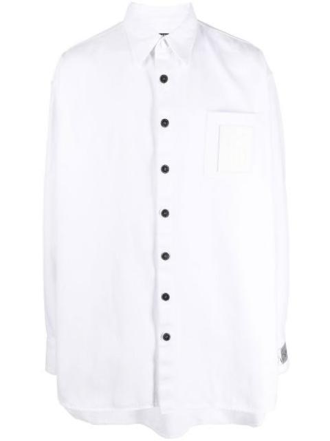 long-sleeve denim shirt by RAF SIMONS