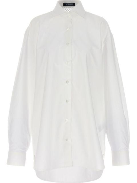 mesh-insert shirt by RAF SIMONS