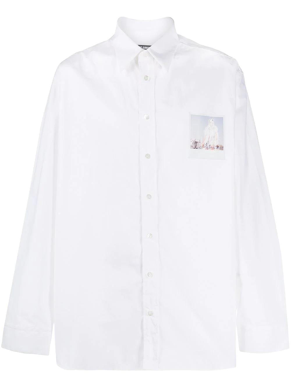 photograph-print shirt by RAF SIMONS