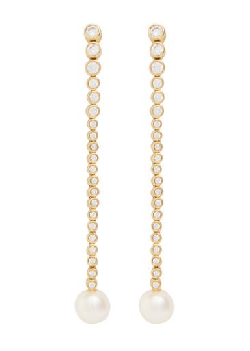 Odile Chandelier 18kt gold-plated drop earrings by RAGBAG