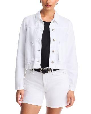 Adrianna Denim Jacket in White by RAG&BONE